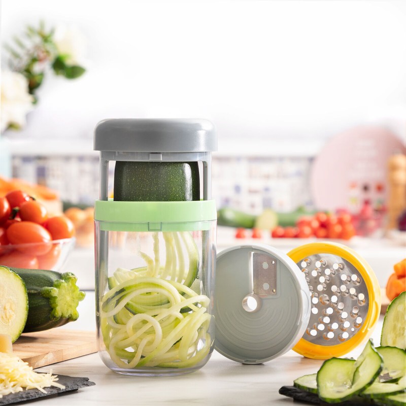 Coupe‑légumes spirale & râpe Vigizer – Polyvalent et compact