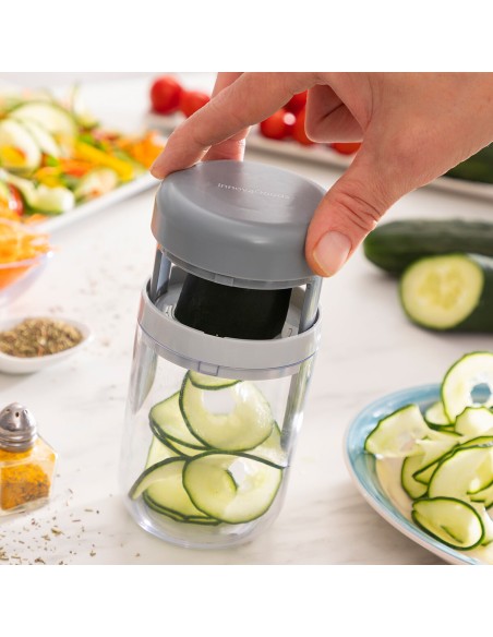 Coupe‑légumes spirale & râpe Vigizer – Polyvalent et compact
