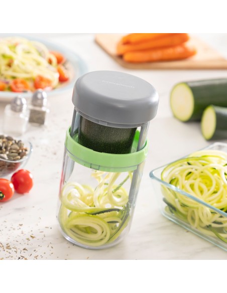 Coupe‑légumes spirale & râpe Vigizer – Polyvalent et compact