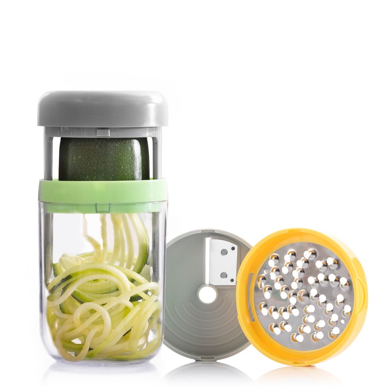 Coupe‑légumes spirale & râpe Vigizer – Polyvalent et compact