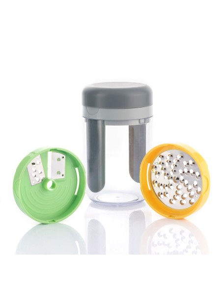 Coupe‑légumes spirale & râpe Vigizer – Polyvalent et compact