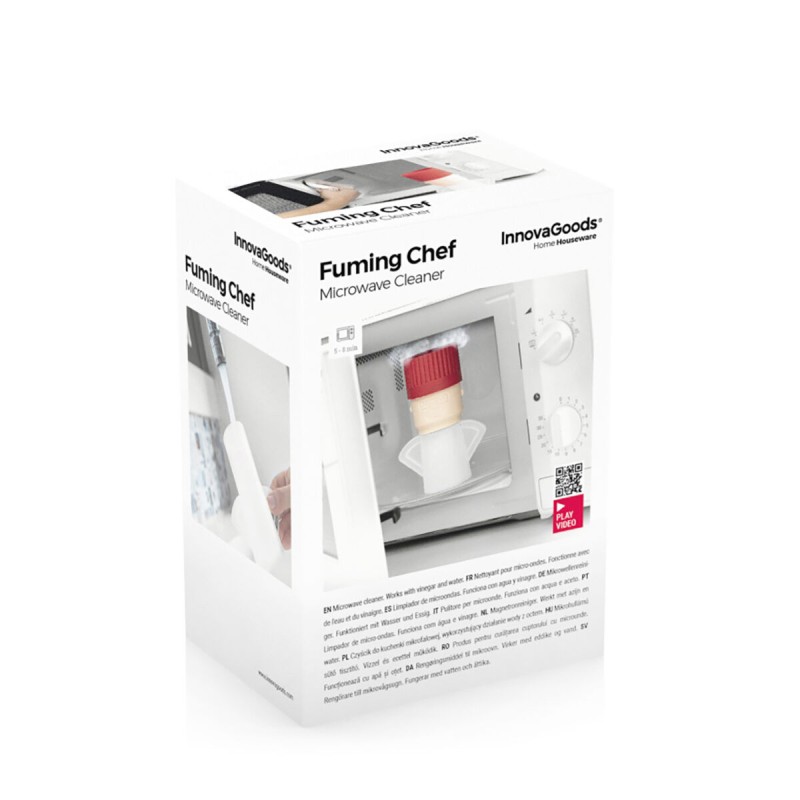 Nettoyeur micro‑ondes Fuming Chef – Vapeur rapide