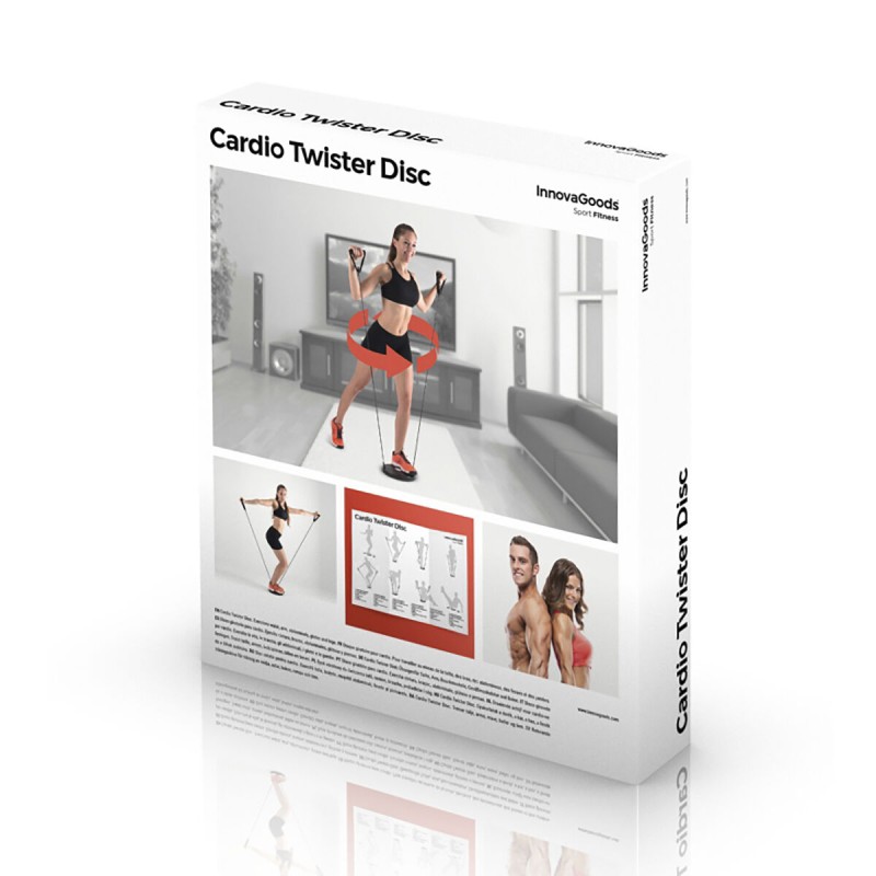 Disque Rotatif de Cardio avec Guide d'Exercices InnovaGoods IG117162