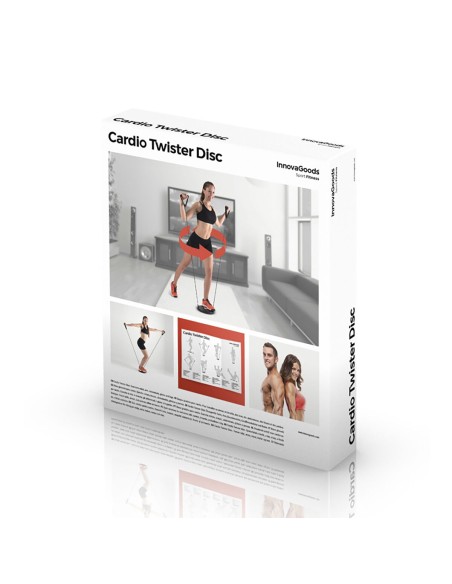 Disque Rotatif de Cardio avec Guide d'Exercices InnovaGoods IG117162