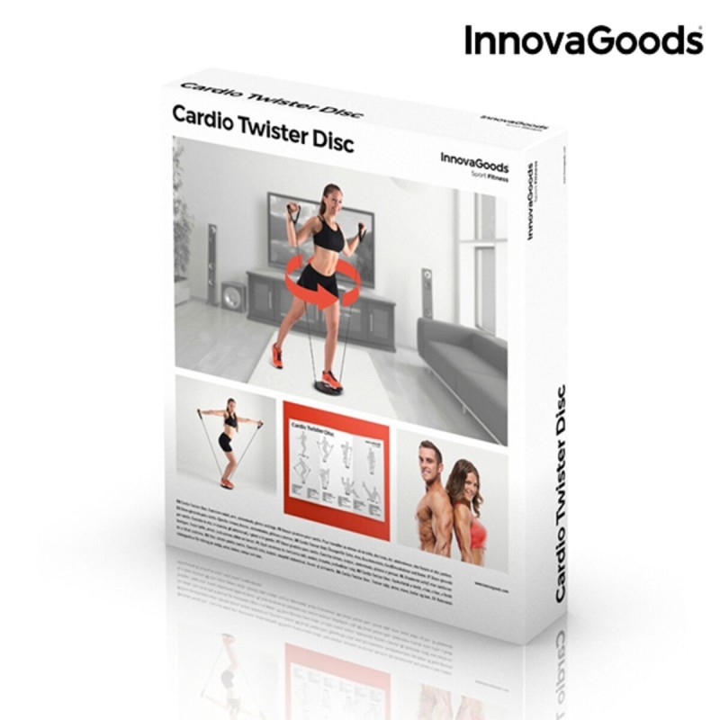 Disque Rotatif de Cardio avec Guide d'Exercices InnovaGoods IG117162