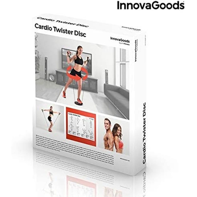 Disque Rotatif de Cardio avec Guide d'Exercices InnovaGoods IG117162