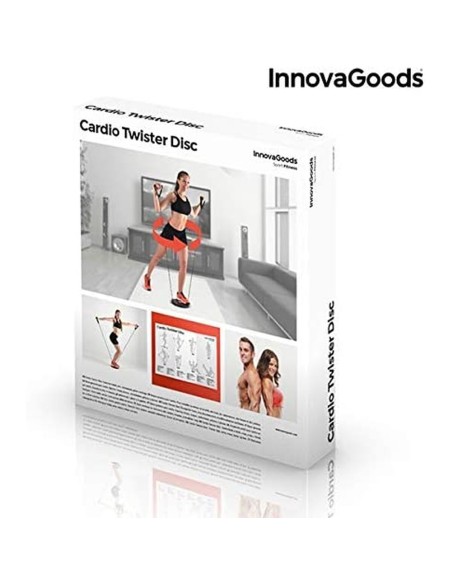 Disque Rotatif de Cardio avec Guide d'Exercices InnovaGoods IG117162