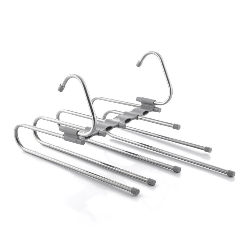 Cintre multiple pantalon 5‑en‑1 – Gain de place et organisation