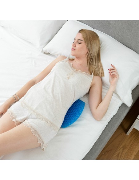 Coussin Lombaire Gel avec Housse Rétractable Glushion InnovaGoods