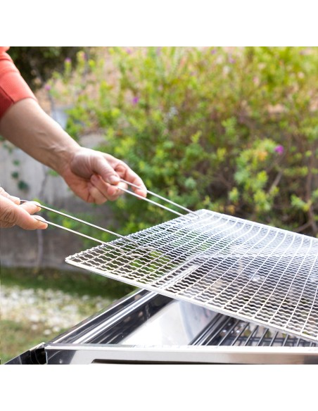 Barbecue pliable ExelQ inox sans fumée – Portable et propre