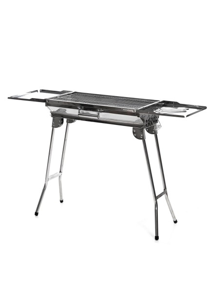 Barbecue pliable ExelQ inox sans fumée – Portable et propre