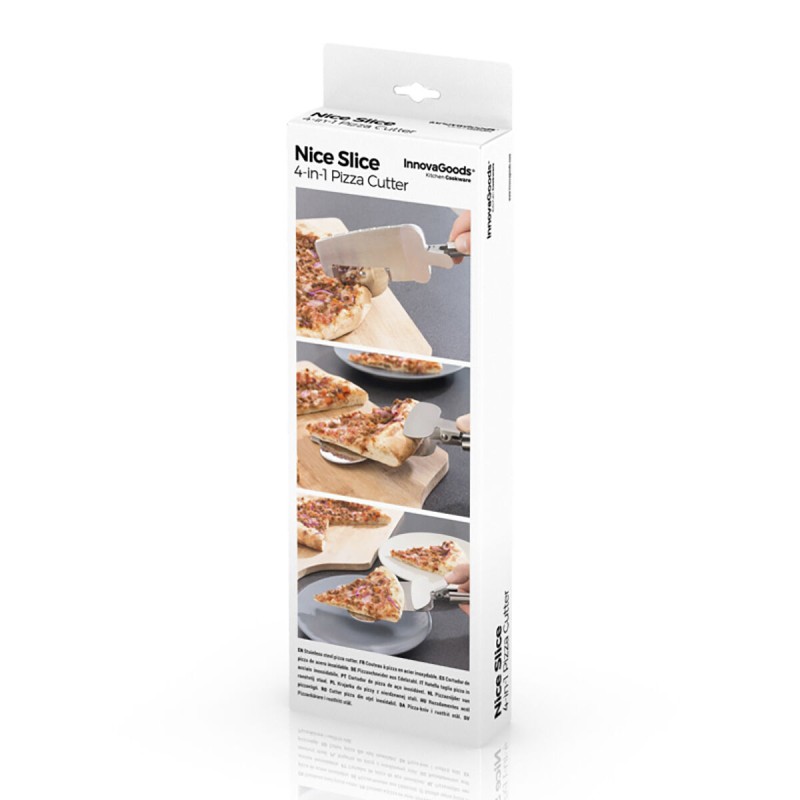 Découpeur de pizza Nice Slice 4‑en‑1 – Pratique et polyvalent