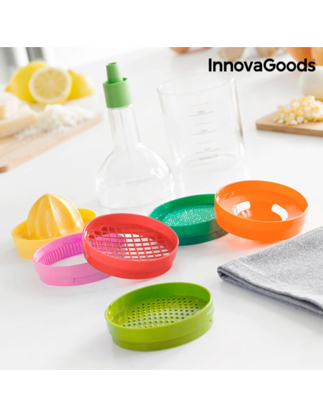 Bouteille avec Ustensiles de Cuisine 8 en 1 InnovaGoods (8 Pièces)