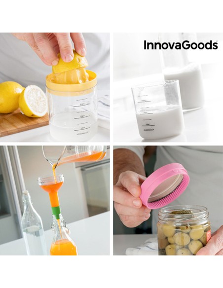 Bouteille avec Ustensiles de Cuisine 8 en 1 InnovaGoods (8 Pièces)