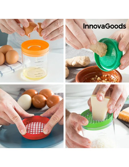 Bouteille avec Ustensiles de Cuisine 8 en 1 InnovaGoods (8 Pièces)