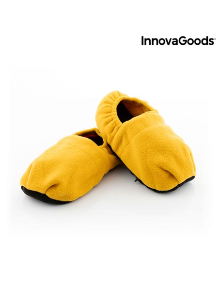 Chaussons Chauffants Micro-ondes InnovaGoods Moutarde