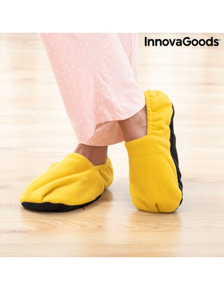 Chaussons Chauffants Micro-ondes InnovaGoods Moutarde