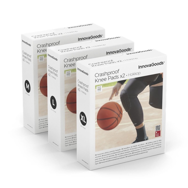 Genouillères anticollision Hokkop nid d’abeille – Protection et confort