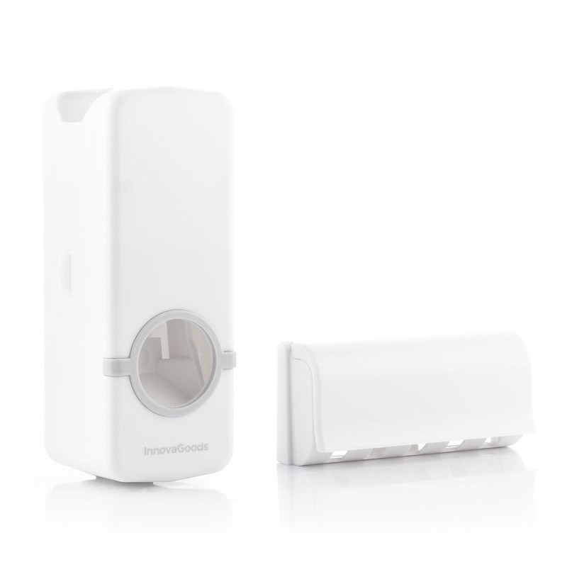 Distributeur de dentifrice Diseeth avec porte‑brosses – Hygiénique et mural