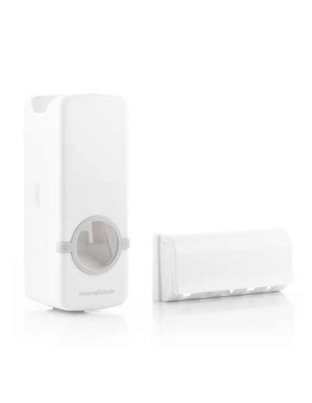 Distributeur de dentifrice Diseeth avec porte‑brosses – Hygiénique et mural