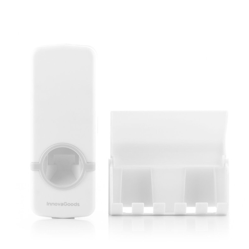 Distributeur de dentifrice Diseeth avec porte‑brosses – Hygiénique et mural