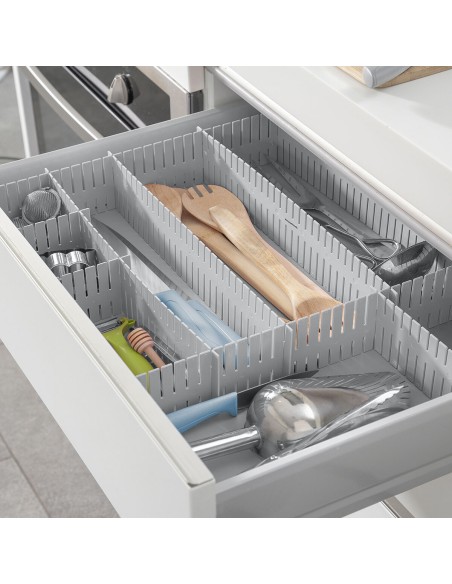 Organisateurs de tiroirs réglables (16 unités) – Modulables et pratiques