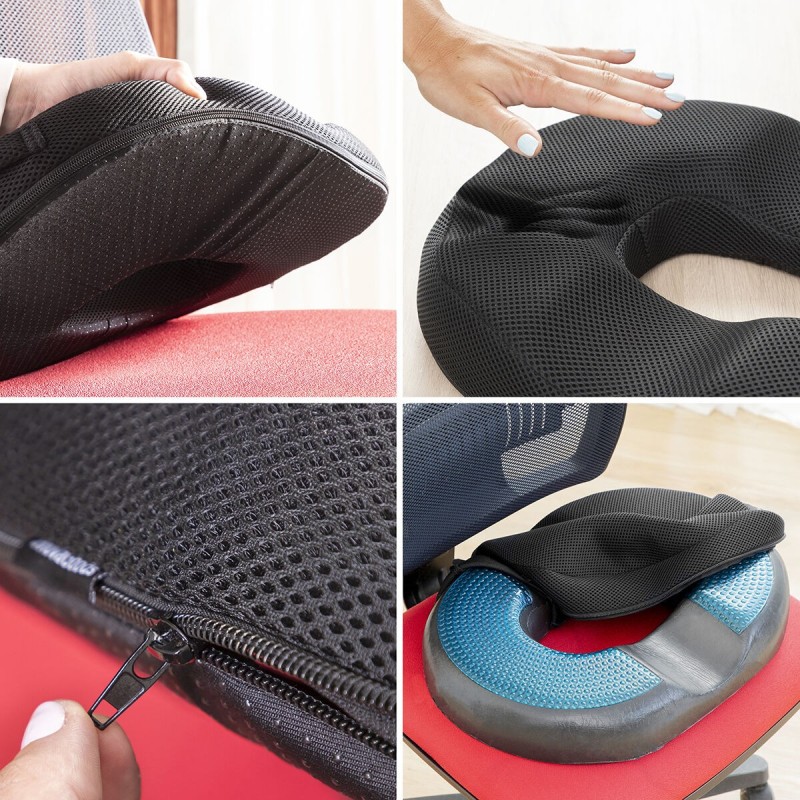 Coussin gel + charbon de bambou Charnut – Confort longue durée