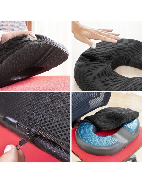 Coussin gel + charbon de bambou Charnut – Confort longue durée