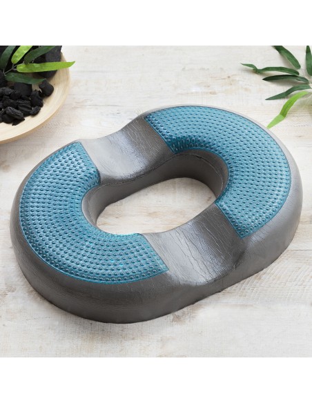 Coussin gel + charbon de bambou Charnut – Confort longue durée