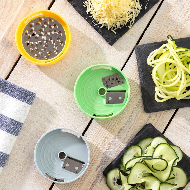 Coupe‑légumes spirale & râpe Vigizer – Polyvalent et compact