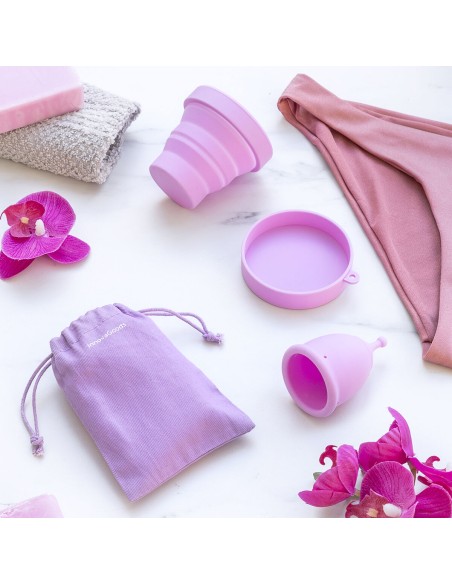 Coupe menstruelle Kuppy avec accessoires – Réutilisable et hygiénique