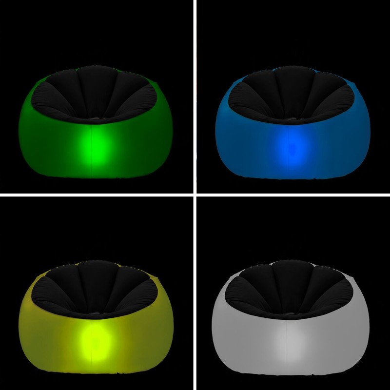 Fauteuil gonflable Chight LED multicolore – Moderne et confortable