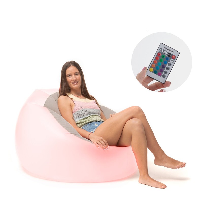 Fauteuil gonflable Chight LED multicolore – Moderne et confortable