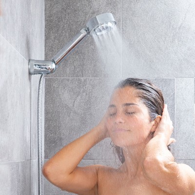 Double pommeau de douche Xawara 3‑en‑1 – Confort et réglages