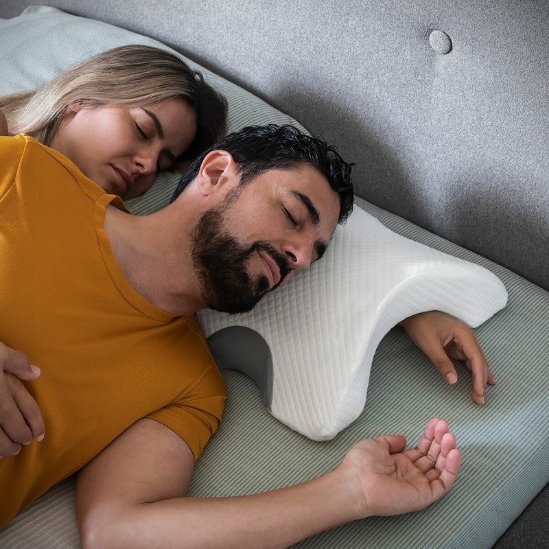 Oreiller cervical viscoélastique couple Cozzy – Confort à deux