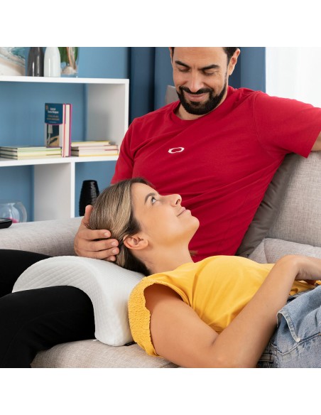 Oreiller cervical viscoélastique couple Cozzy – Confort à deux
