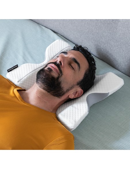 Oreiller cervical viscoélastique couple Cozzy – Confort à deux
