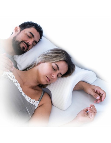 Oreiller cervical viscoélastique couple Cozzy – Confort à deux