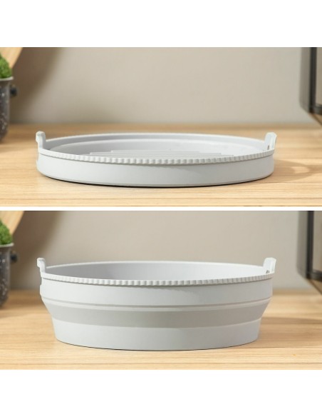 Panier silicone pliable pour friteuse à air – Anti‑adhésif