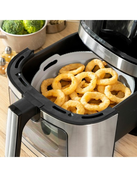 Panier silicone pliable pour friteuse à air – Anti‑adhésif