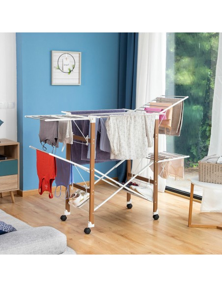 Étendoir vertical Dreeyl 38 barres – Grande capacité