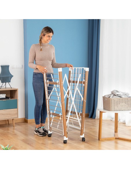 Étendoir vertical Dreeyl 38 barres – Grande capacité