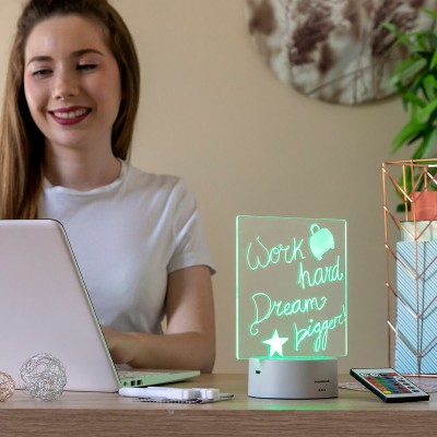 Tableau de notes LED effaçable – Messages lumineux