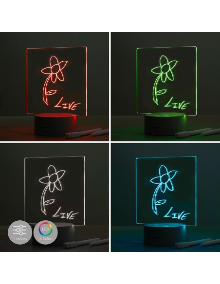 Tableau de notes LED effaçable – Messages lumineux