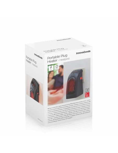 Mini‑chauffage mural Heatpod 400 W – Compact et rapide