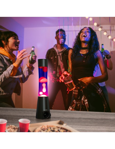 Lampe à lave Maglamp avec haut‑parleur – Ambiance rétro