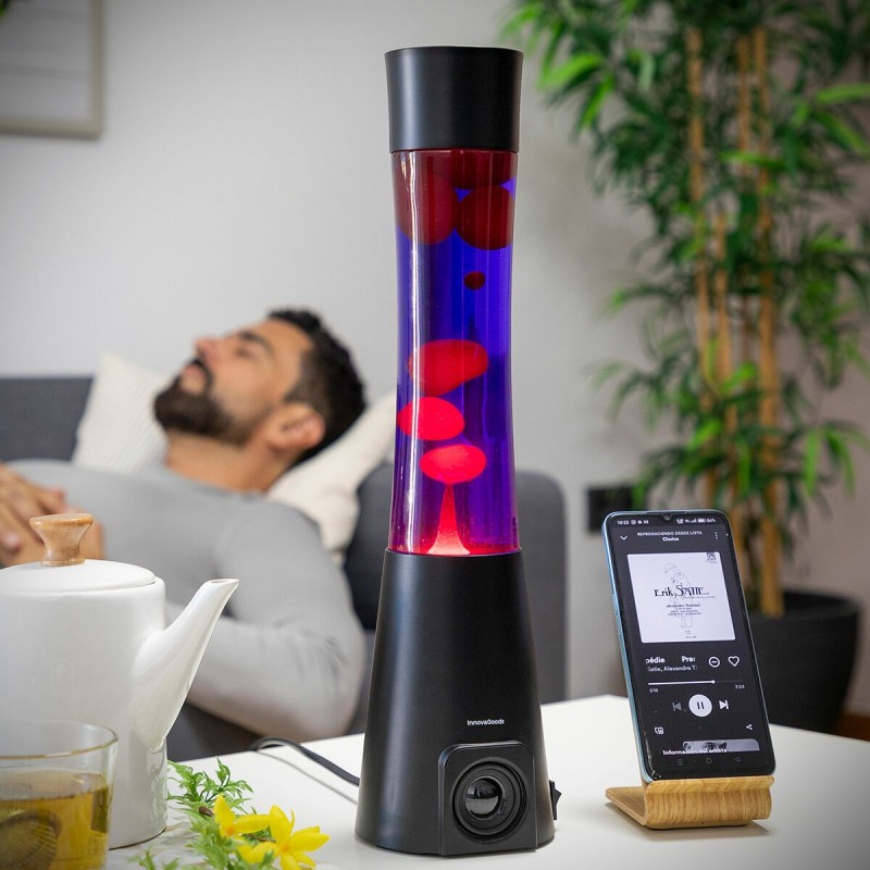 Lampe à lave Maglamp avec haut‑parleur – Ambiance rétro