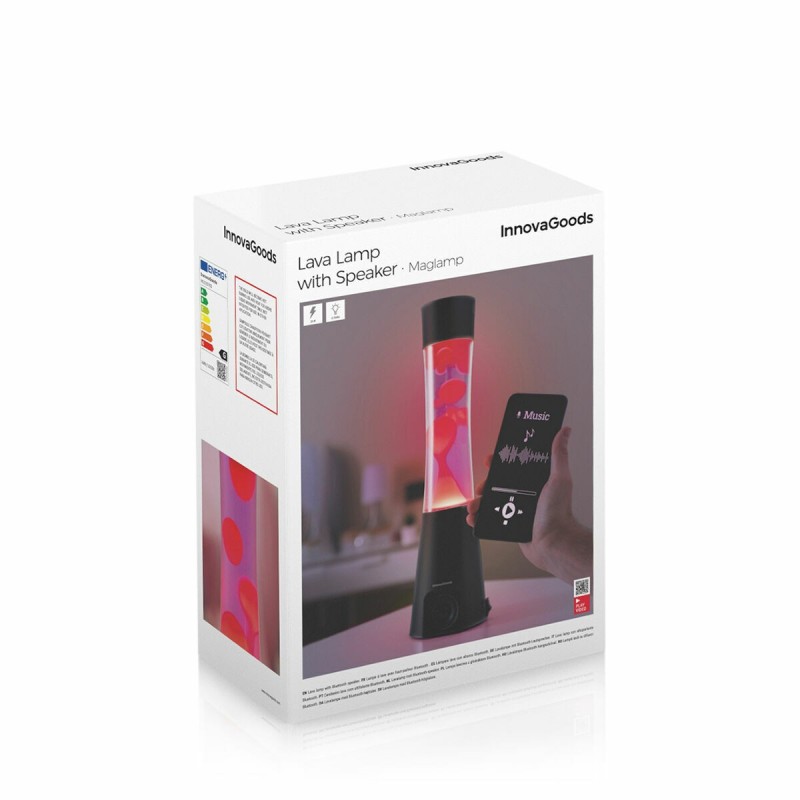 Lampe à lave Maglamp avec haut‑parleur – Ambiance rétro