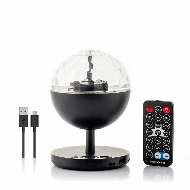 Projecteur LED rechargeable Istarlyt avec haut‑parleur – Portable et lumineux