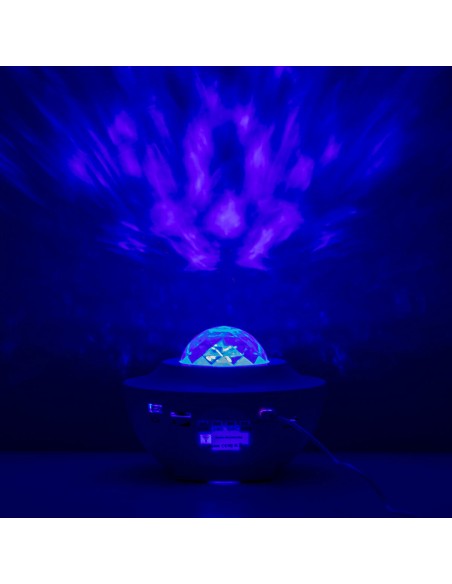 Projecteur d’étoiles LED Sedlay avec haut‑parleur – Ambiance immersive
